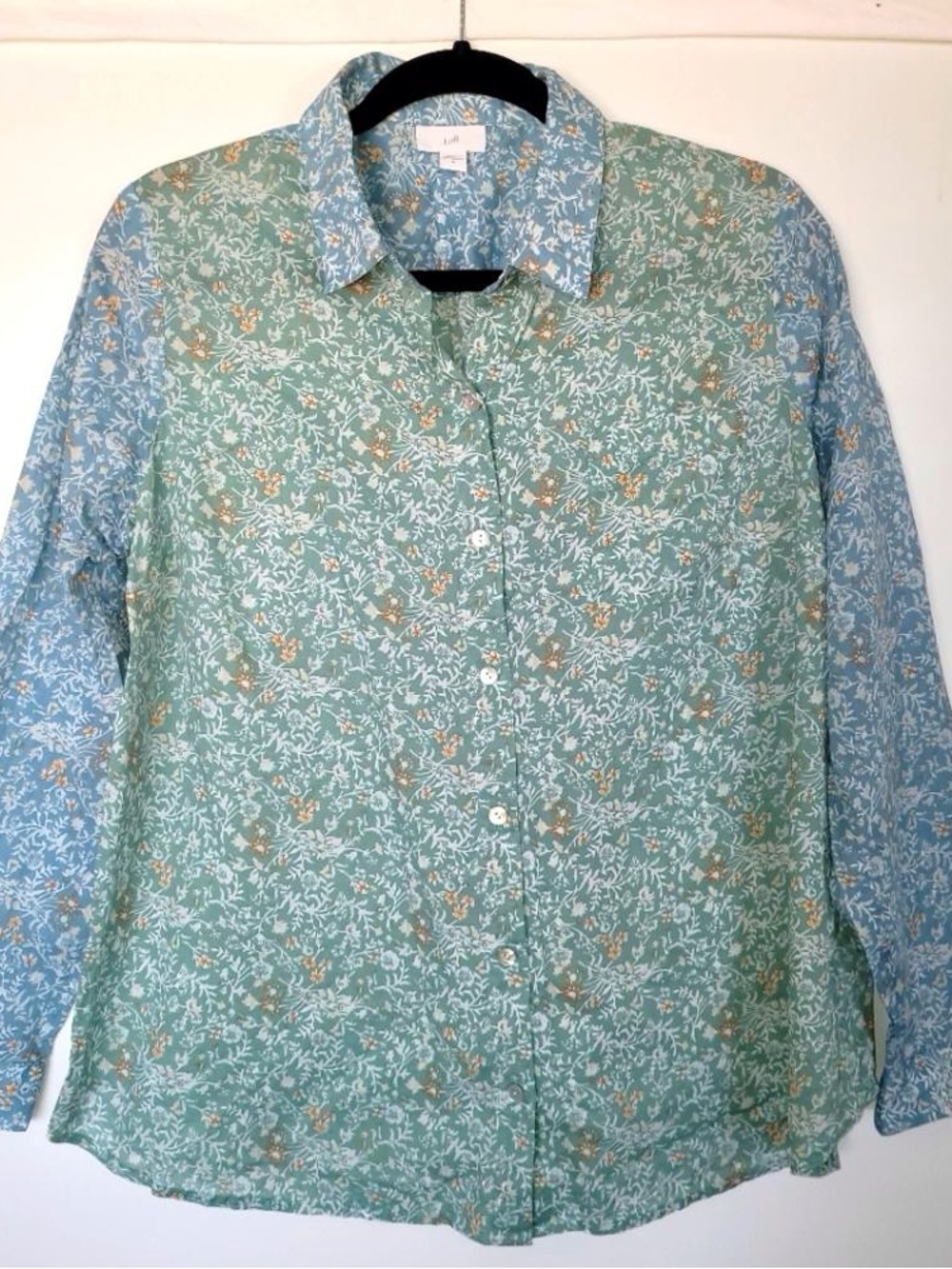 Casual Green Floral Button-Up Shirt for Men